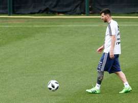 Messi became the centre of a controversy surrounding a friendly game in Israel. AFP