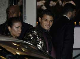 Quand Ben Arfa offrait un dîner romantique à Thiago Silva. AFP