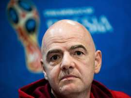 Infantino is determined to push through World Cup reshuffle. AFP