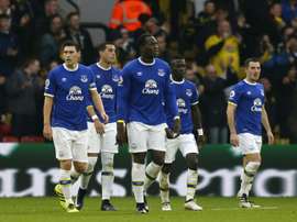 El Everton busca un nuevo atacante. AFP