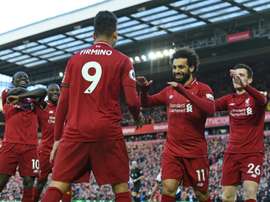 Liverpool go back to the top of the Premier League after their win over Bournemouth. AFP