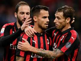 AC Milan midfielder Suso. AFP
