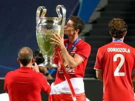 Lewandowski was named UEFA men's player of the year. AFP