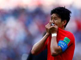 Heung-min Son veut éviter le service militaire. AFP