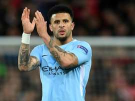 City full-back Kyle Walker believes winner of clash with Liverpool will be sure title favourites.