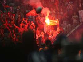 Turkish authorities are looking to incease security measures at key football matches. AFP