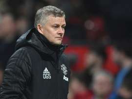 Solskjaer is under pressure. AFP