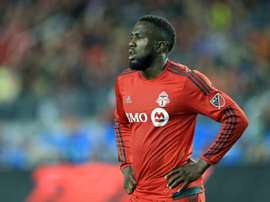 Jozy Altidore, pictured on May 7, 2016, faces up to eight weeks out after suffering the injury while taking a penalty during a Major League Soccer clash with the Vancouver Whitecaps
