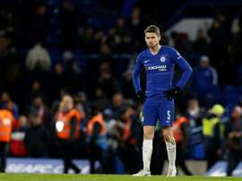 Jorginho parie sur la continuité de Sarri. AFP