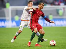 Exibição de Ronaldo não chegou para a vitória portuguesa. AFP