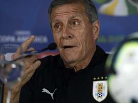 Tabarez is one of the most respected figures in South American football. AFP
