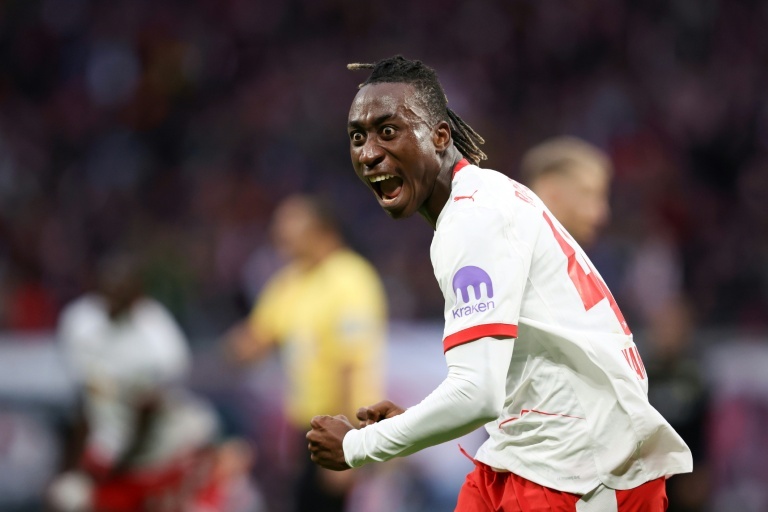 Diomande's hat-trick seals his place as Leipzig's top scorer