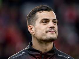 Xhaka says he is ready to battle for Arsenal place. AFP