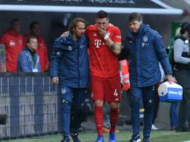 He is out for months. AFP