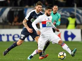 Fekir made no mistake from 12 yards. AFP