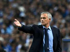 Chelseas Portuguese manager Jose Mourinho gestures during the UEFA Champions League Group G football match at the Dragao stadium in Porto on September 29, 2015