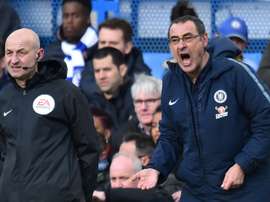 Le temps s'est arrêté à Chelsea. AFP