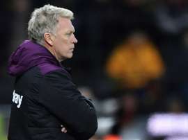 Moyes picked up his first point as West Ham boss during the draw with Leicester. AFP