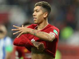 Um Firmino enfeitiçado em Anfield. AFP