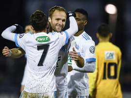 Germain strikes as Marseille edge out fourth-tier Epinal. AFP