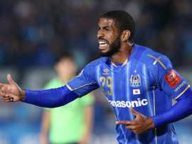 Gamba Osaka forward Patric during an AFC champions league match in Osaka on September 16, 2015