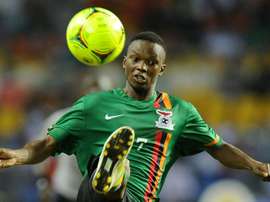 Kalaba helped TP Mazembe of the Democratic Republic of Congo win the CAF Confederation Cup. AFP