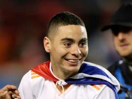 Benitez pourrait titulariser Almiron. AFP