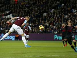 Marko Arnautovic is West Ham's top scorer this term. AFP