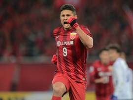 Shanghai SIPG forward Elkeson scored two goals in his sides 2-1 win over Gamba Osaka in Shanghai on March 15, 2016