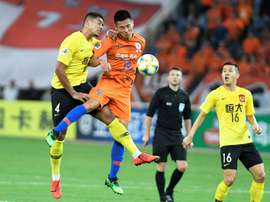 Evergrande reached the last 8 of the AFC Champions League. AFP