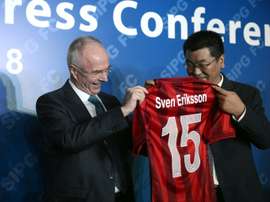 Sven-Goran Eriksson left Shanghai SIPG last month despite leading them to third place. AFP