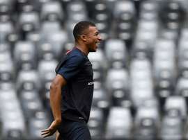 Mbappé is out again. AFP