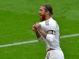 Sergio Ramos en conférence de presse après le match. afp