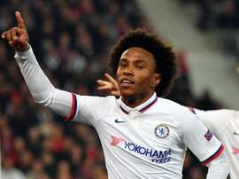 Willian is one of Barcelona's transfer target. AFP
