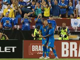 Richarlison scored twice as Brazil cruised to victory over El Salvador. AFP