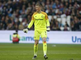 Jordan Pickford's season is peppered with irregularities. AFP