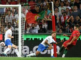 André Silva gol contra itália. AFP