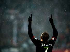 Leverkusens forward Javier Hernandez