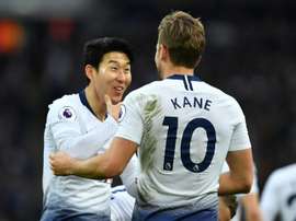 Harry Kane could return from injury against Burnley. AFP