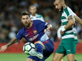 Mathieu falou sobre Messi e sobre o Barcelona. AFP