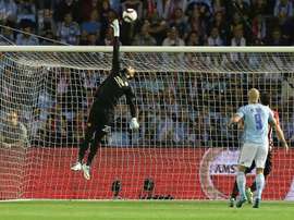 Romero aimerait quitter les 'Red Devils'. AFP