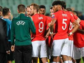 English FA condemn 'abhorrent' racist abuse in Bulgaria. AFP