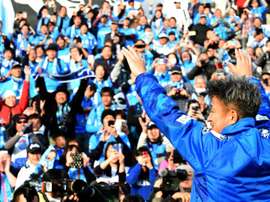 Twinkle-toed former Japan striker Kazuyoshi Miura celebrated his 50th birthday. AFP