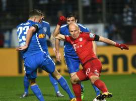 Bochum in action against Bayern Munich in 2016. AFP