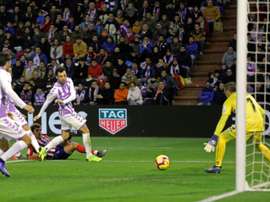Griezmann stole the three points in a frantic finale. AFP