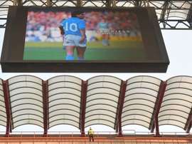 Paula Dapena a refusé de rendre hommage à Maradona. AFP