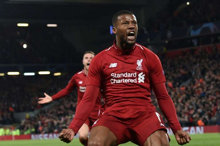 Wijnaldum is wanted by Barcelona. AFP