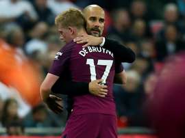 De Bruyne supera seu desempenho em relação à temporada anterior. AFP