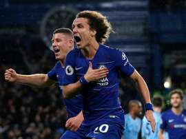 Luiz helped inflict City's first defeat of the season. AFP