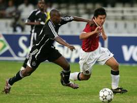 Chippa United have sacked four managers this season and Seema (L) is the new man. AFP